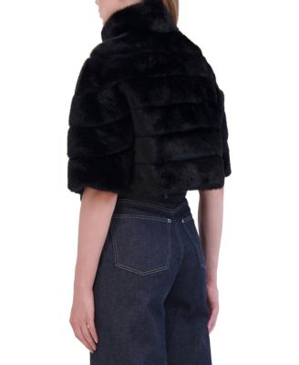 Faux Fur Mink Bolero