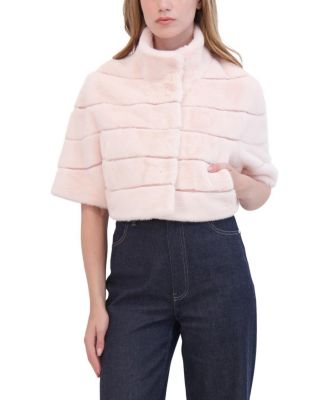 Faux Fur Mink Bolero