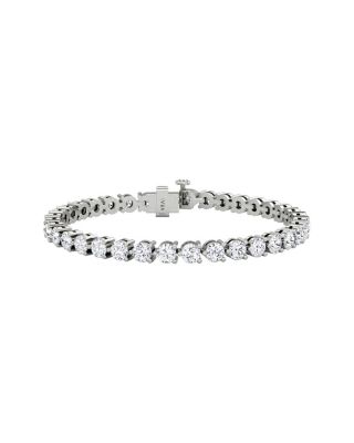  Tennis Bracelet, Large in 14K Gold, 8.5ctw Round Brilliant Lab Grown Diamonds, 6.5"