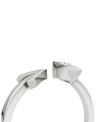  Arrow Cuff Ring in 14K Gold, 0.40ctw Round Brilliant Lab Grown Diamond