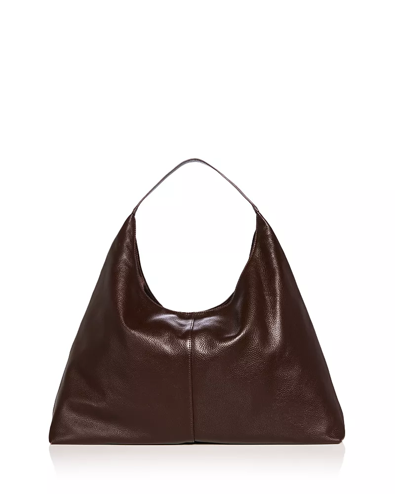 Aqua Slouchy Leather Hobo Tote - Exclusive