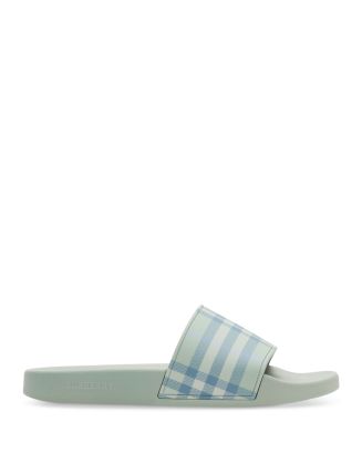 Burberry Women's Furley Check Slides | Bloomingdale's Shoes