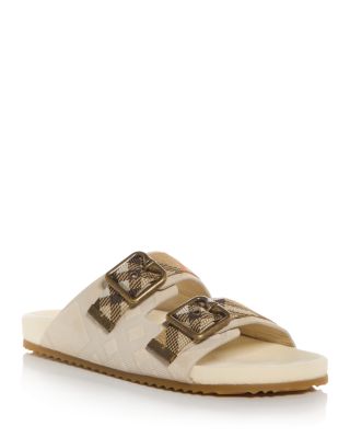Women's Urchin Check Slide Sandals