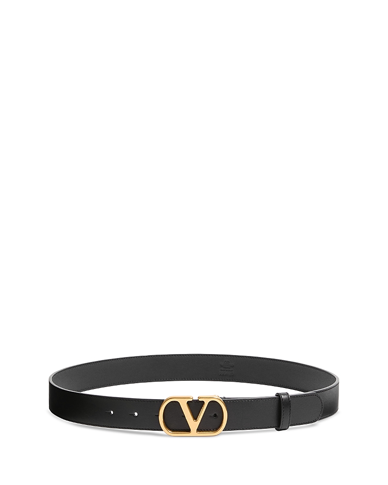 Valentino Garavani Leather Monogram Belt