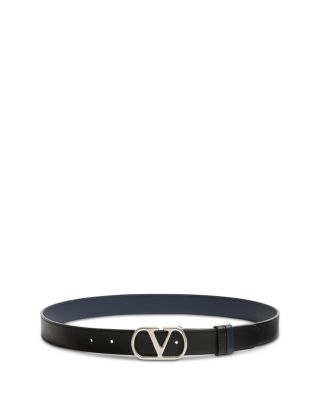 Reversible Leather Monogram Belt
