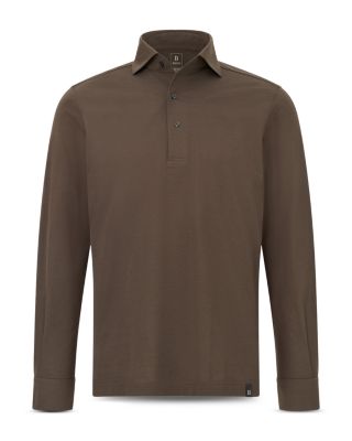 Japanese Jersey Long Sleeve Polo Shirt