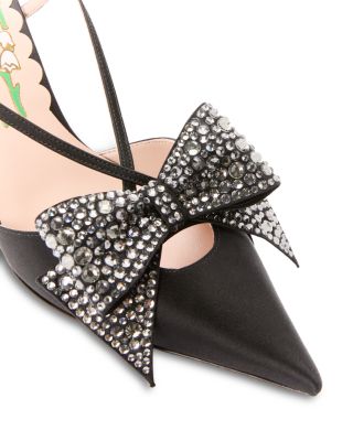 Women's Bow Slingback Pumps