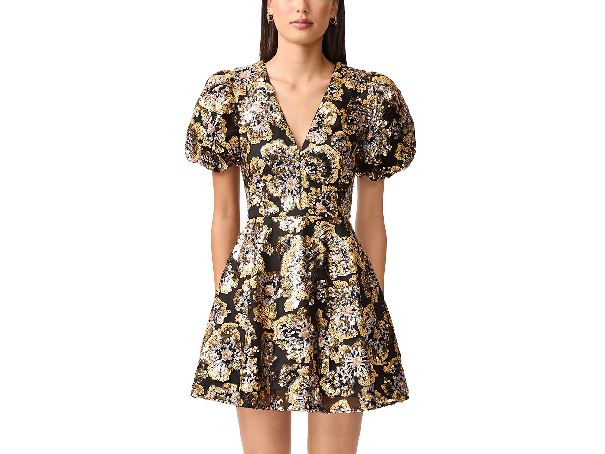 Celeste Sequin Mini Dress — Image 3