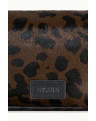 Harlow Leopard Print Calf Hair Shoulder Bag