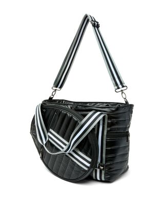 Love Royln Large Quilted Nylon Tennis Bag