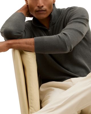 Half Zip Cashmere Sweater