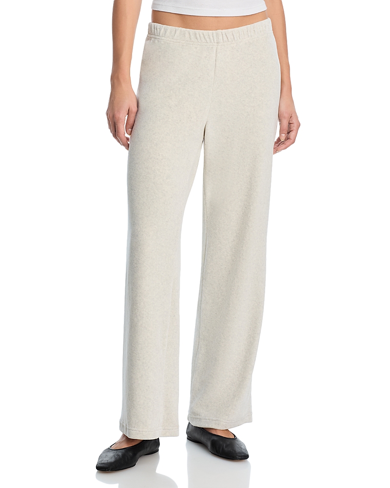 Perfectwhitetee Alex Velour Pants In Pink