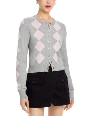 Windsor Argyle Cardigan Sweater 