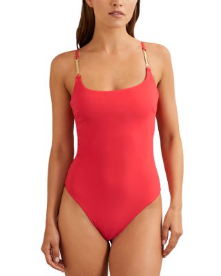 Trim One Piece Swimsuit