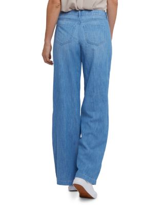 Teresa High Rise Wide Leg Jeans in Rivierasky