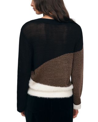 Metallic Patterned Sweater 