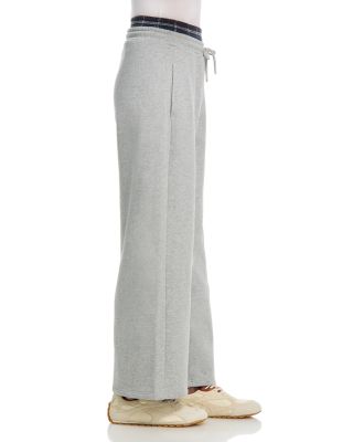 French Terry Wide Leg Pants