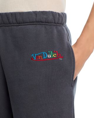 x Von Dutch Embroidered Fleece Joggers