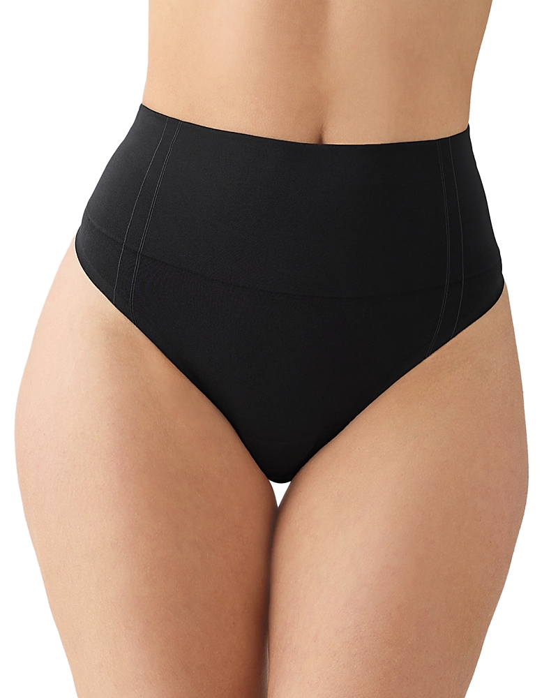 Wacoal Smooth Series Shaping Thong In Black
