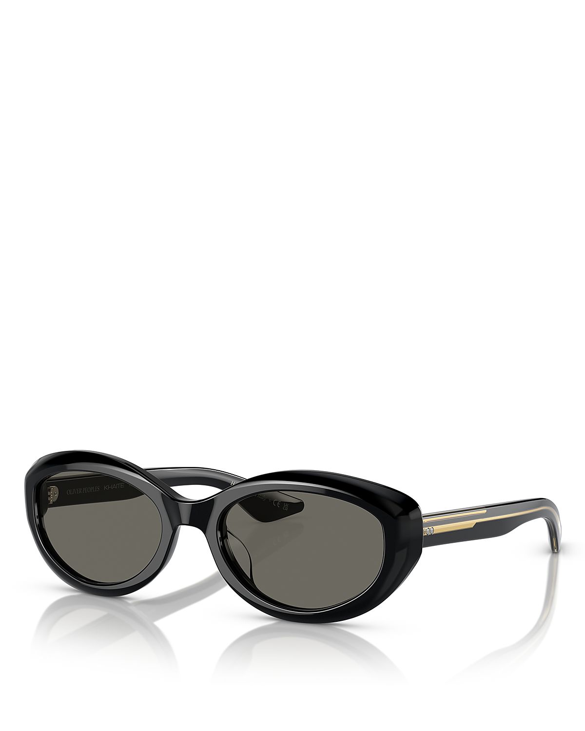 Khaite X Oliver Peoples Oval Sunglasses, 53mm