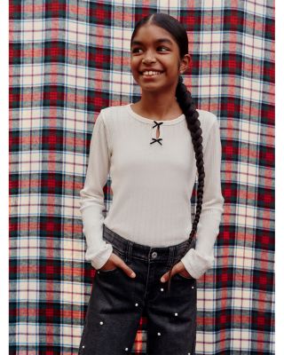 Girls' High Rise Wide Leg Embellished Jeans - Little Kid, Big Kid