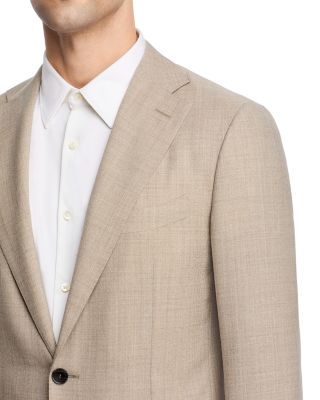 Capri M&eacute;lange Solid Slim Fit Suit