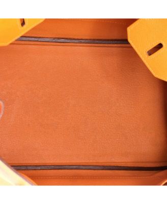 Birkin 30 Handbag Orange Epsom with Gold Hardware