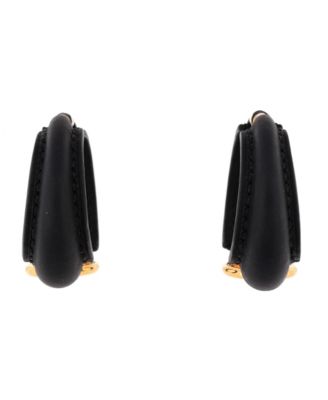 Large Epure Equestre Earrings Leather with Metal
