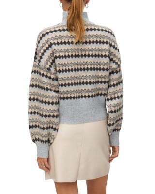 Gaiva Long Sleeve High Neck Pullover Sweater