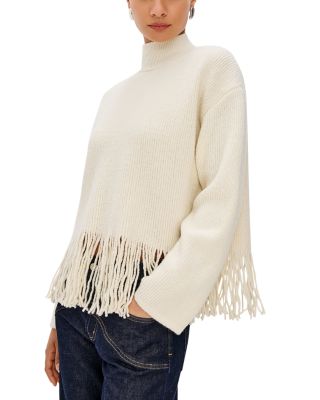 Lise Wool Blend Mock Neck Sweater