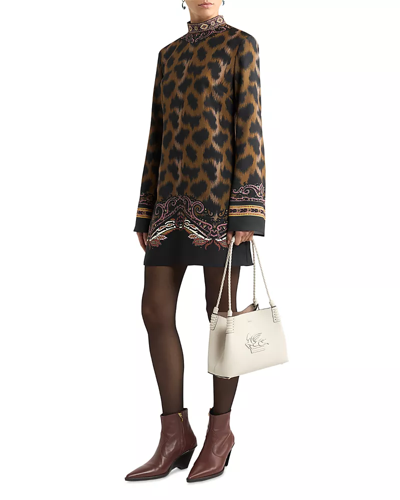 Etro Printed Mini A Line Dress