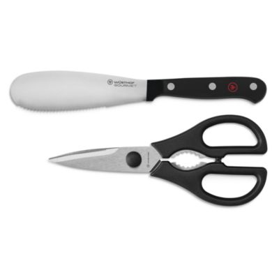 Gourmet Series Kitchen Shears & Spreader Set