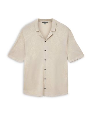 Arlon Jacquard Camp Collar Sweater