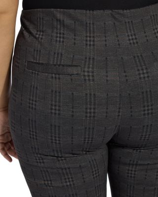 Patterned High Waist Pont&amp;eacute; Pants