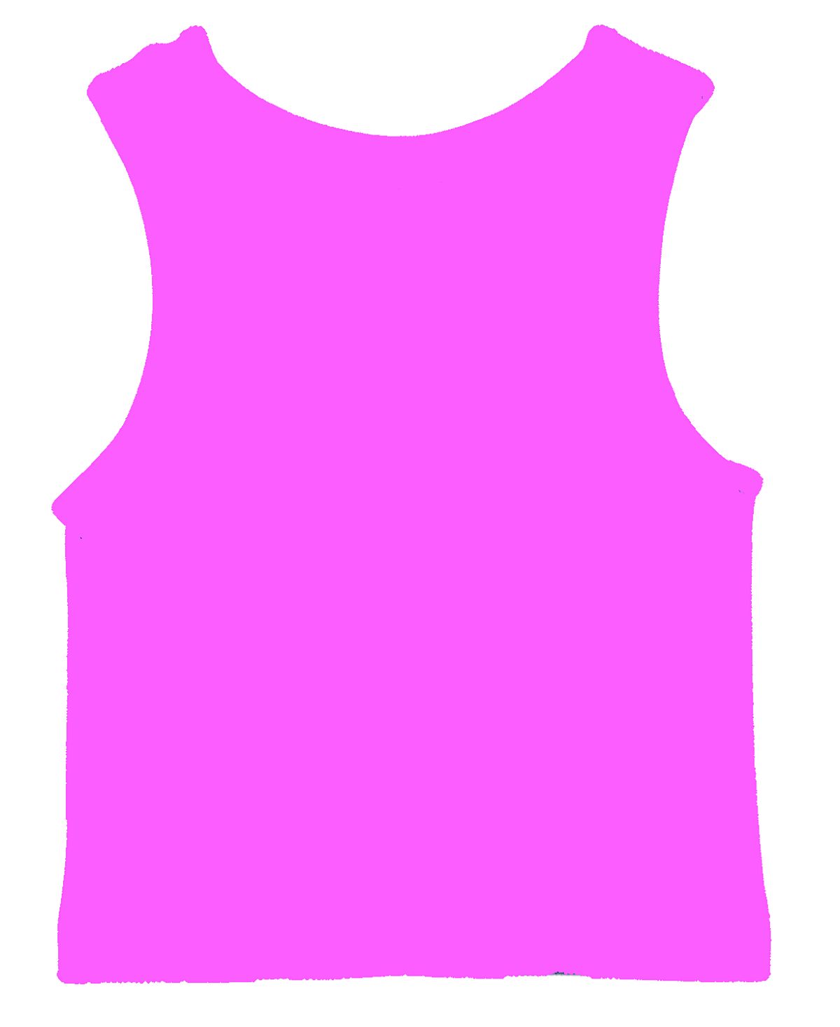 Malibu Sugar Girls' Ribbed Crop Sports Tank Top (4-6x) - Little Kid