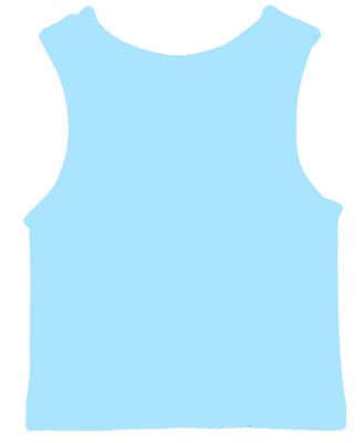 Malibu Sugar Girls' Ribbed Crop Sports Tank Top (4-6x) - Little Kid
