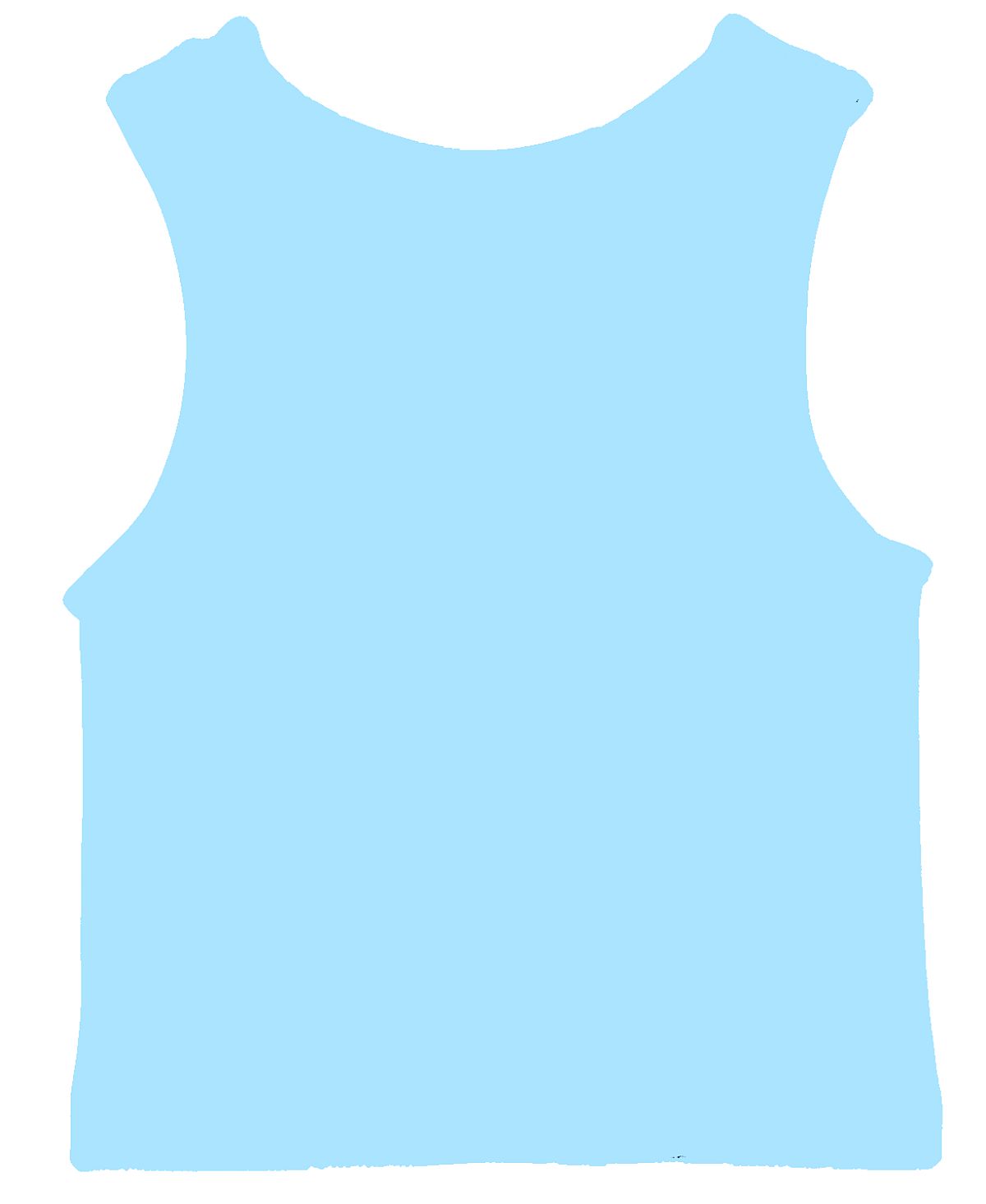 Malibu Sugar Girls' Ribbed Crop Sports Tank Top (4-6x) - Little Kid