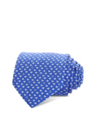 Silk Classic Gancini Paper Airplane Tie
