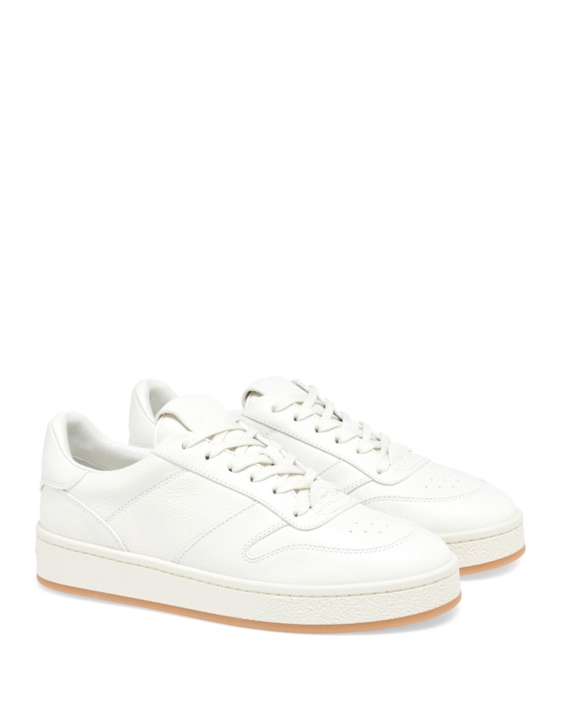 Gianvito Rossi Women's Slam Sneakers in White Calf Leather