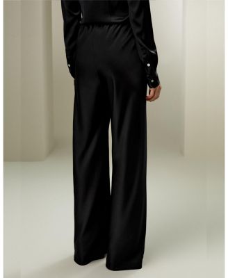 Full Bias Cut Silk Pants