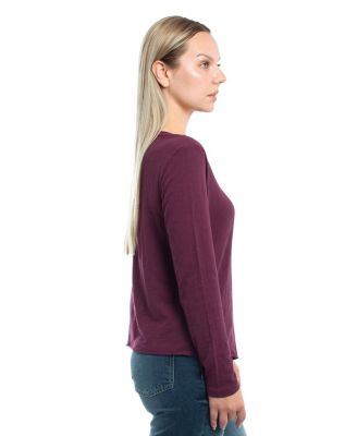  Asymmetrical Hem & Button Detail Tee