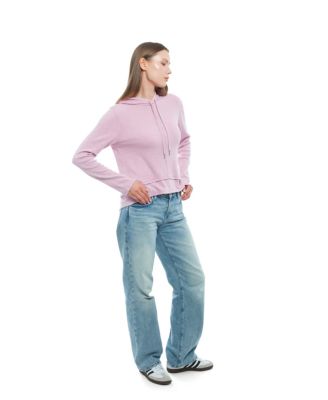  Double Peplum Drawsting Hoodie