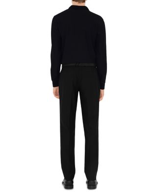 Eddie Long Sleeve Cotton Polo Shirt