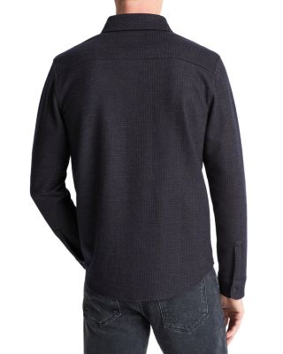 Wool Plaid Classic Fit Button Down Shirt