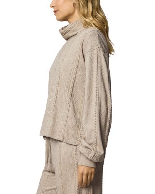 Cable Lounge Turtleneck Top