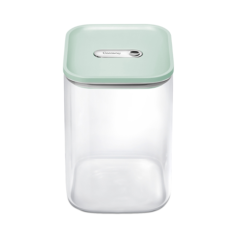 Caraway 4.3 Qt Glass Container In Green