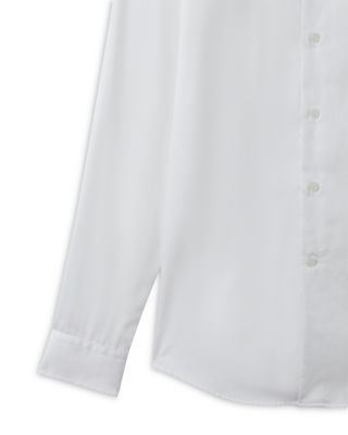 Remote Slim Fit Long Sleeve Satin Shirt