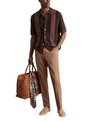 Bradley Short Sleeve Button Front Knit Sweater