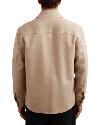 Liam Long Sleeve Button Front Overshirt