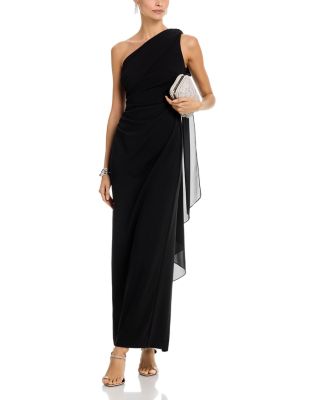 Scuba Crepe One Shoulder Dress - Exclusive 